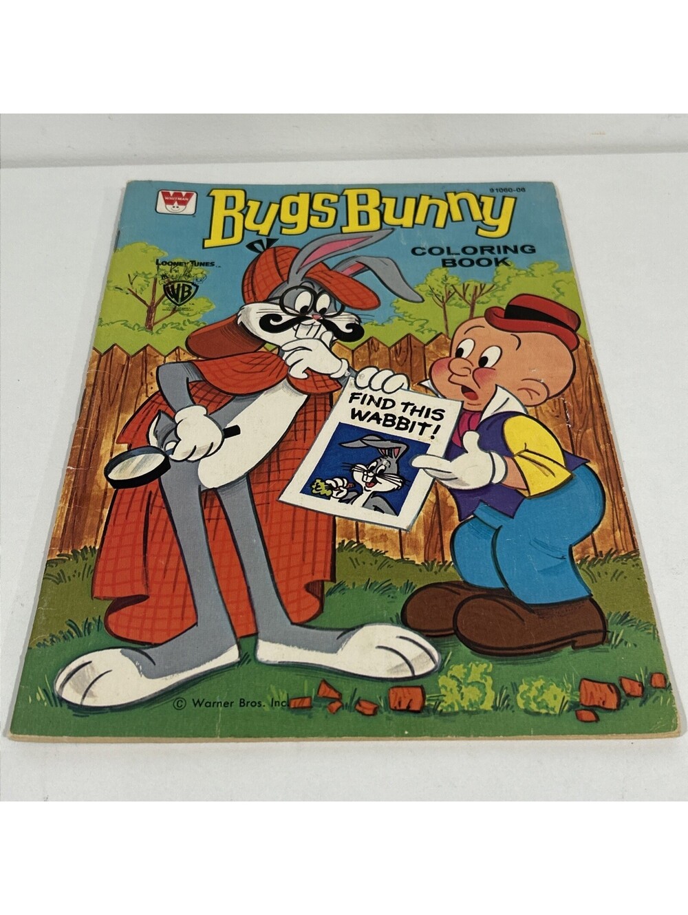 1977 Whitman WB Bugs Bunny Wanted Poster Coloring Book